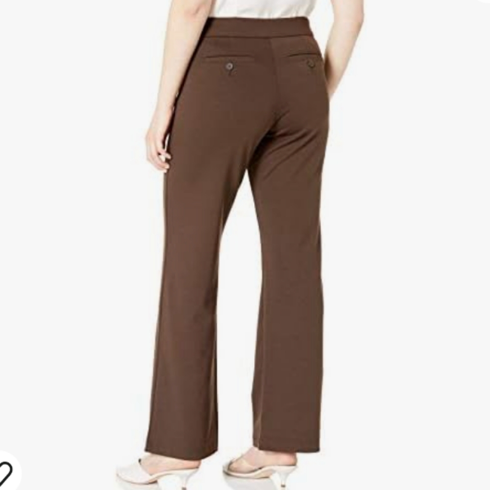 Riders by Lee Brown Straight Leg Knit Pants Sz 8M - Picture 8 of 8
